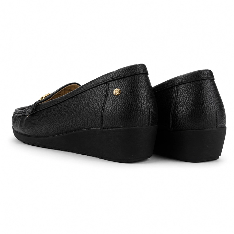 MOCASINES MUJER CHALADA NEGRO MALU-2 CASUAL - 6