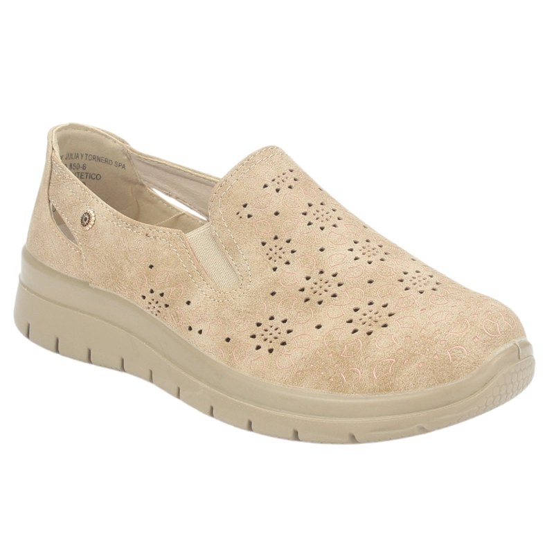 ZAPATO CHALADA MUJER FINEST-4 BEIGE CASUAL - 3