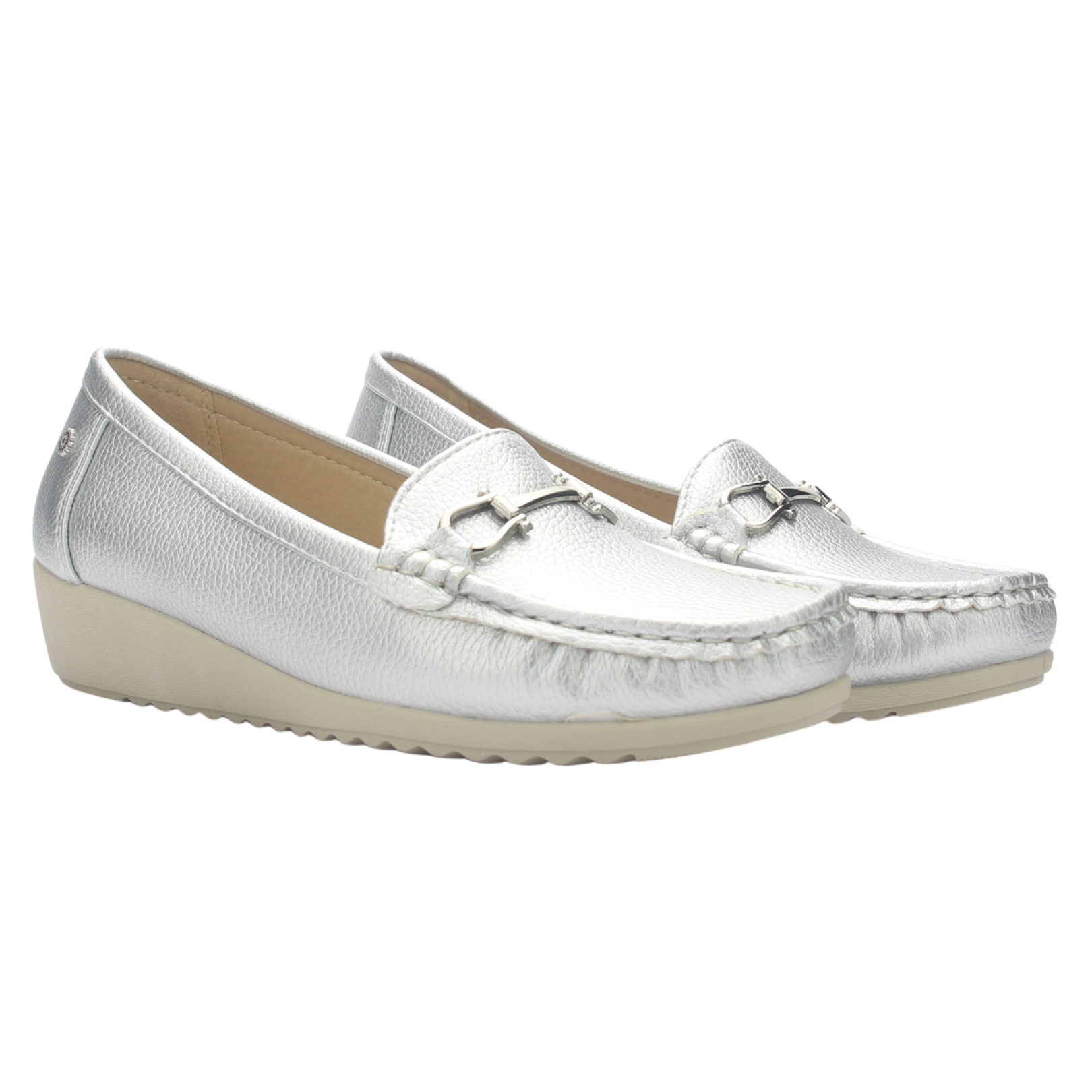 MOCASINES MUJER CHALADA PLATEADO MALU-2 CASUAL - 7