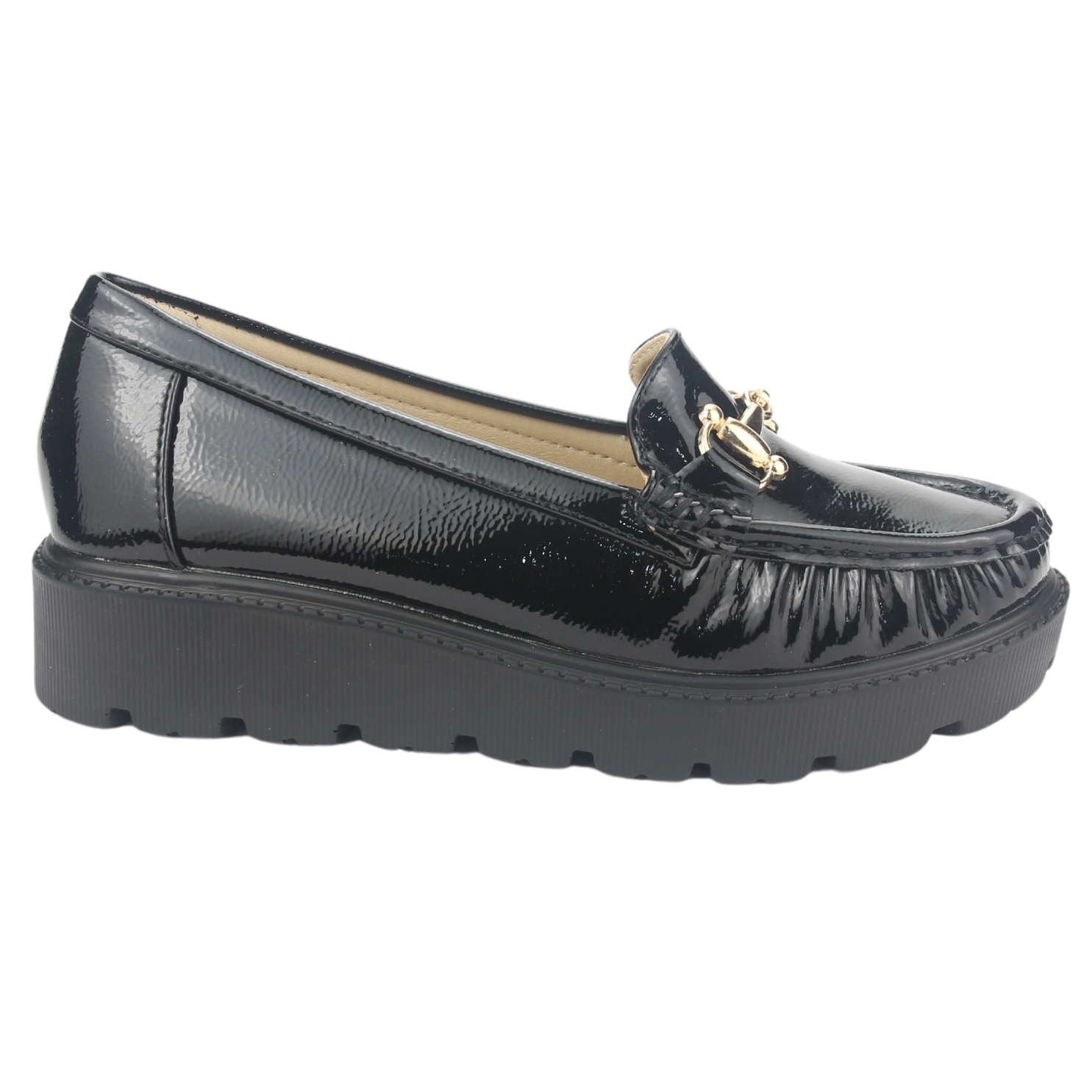 MOCASINES MUJER CHALADA NEGRO GRAN-20 CASUAL - 1