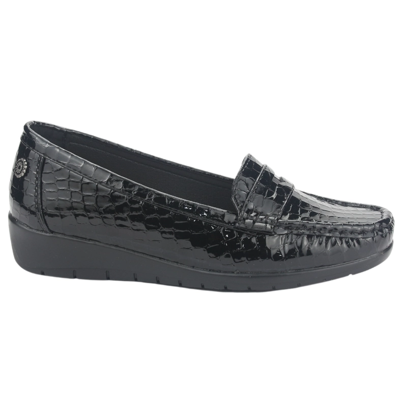 MOCASINES MUJER CHALADA NEGRO MAYA-1 CASUAL - 1