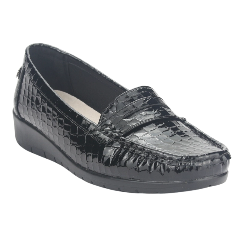 MOCASINES MUJER CHALADA NEGRO MAYA-1 CASUAL - 3