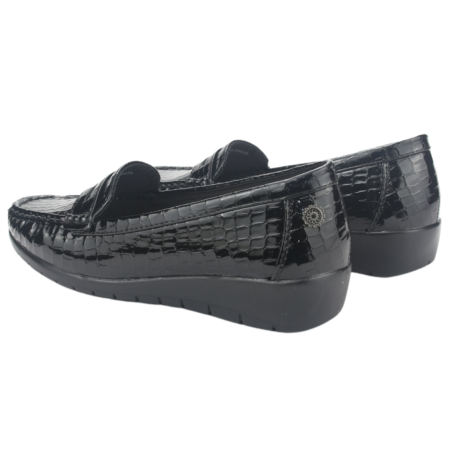 MOCASINES MUJER CHALADA NEGRO MAYA-1 CASUAL - 6