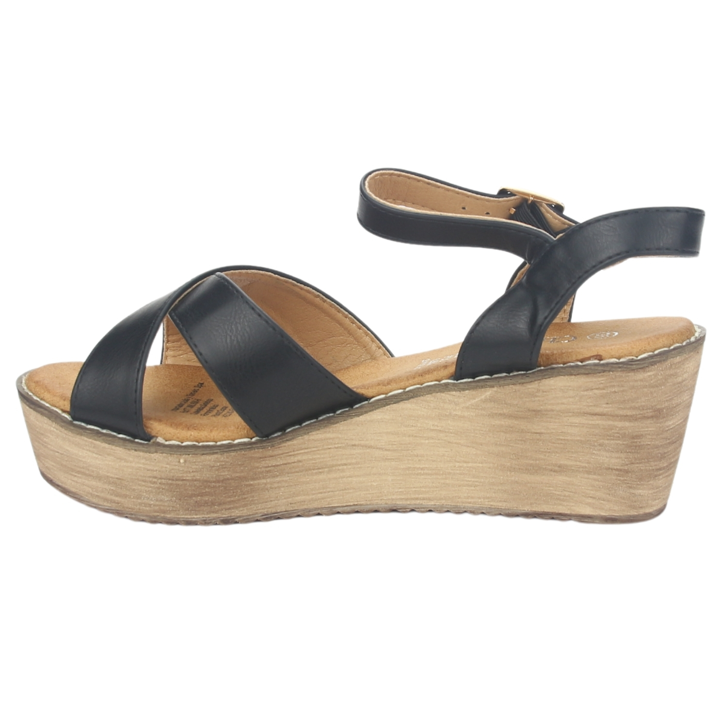 SANDALIA MUJER CHALADA NEGRO TALA-1 PLATAFORMA - 2