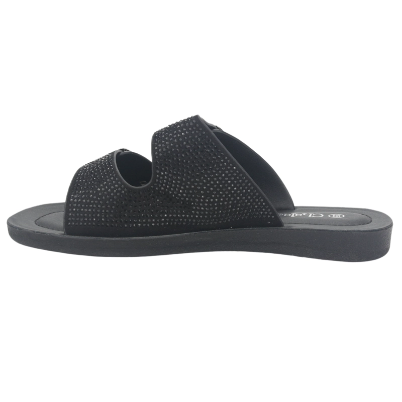 SANDALIA MUJER CHALADA NEGRO QUANTA-12 CASUAL - 2