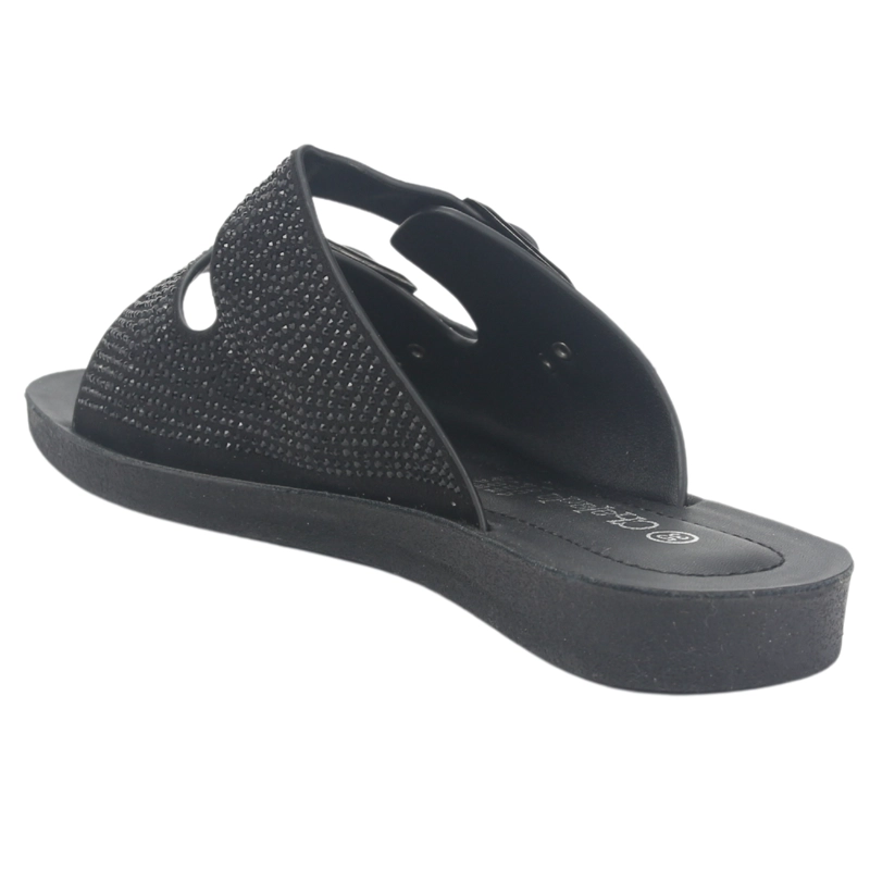 SANDALIA MUJER CHALADA NEGRO QUANTA-12 CASUAL - 4