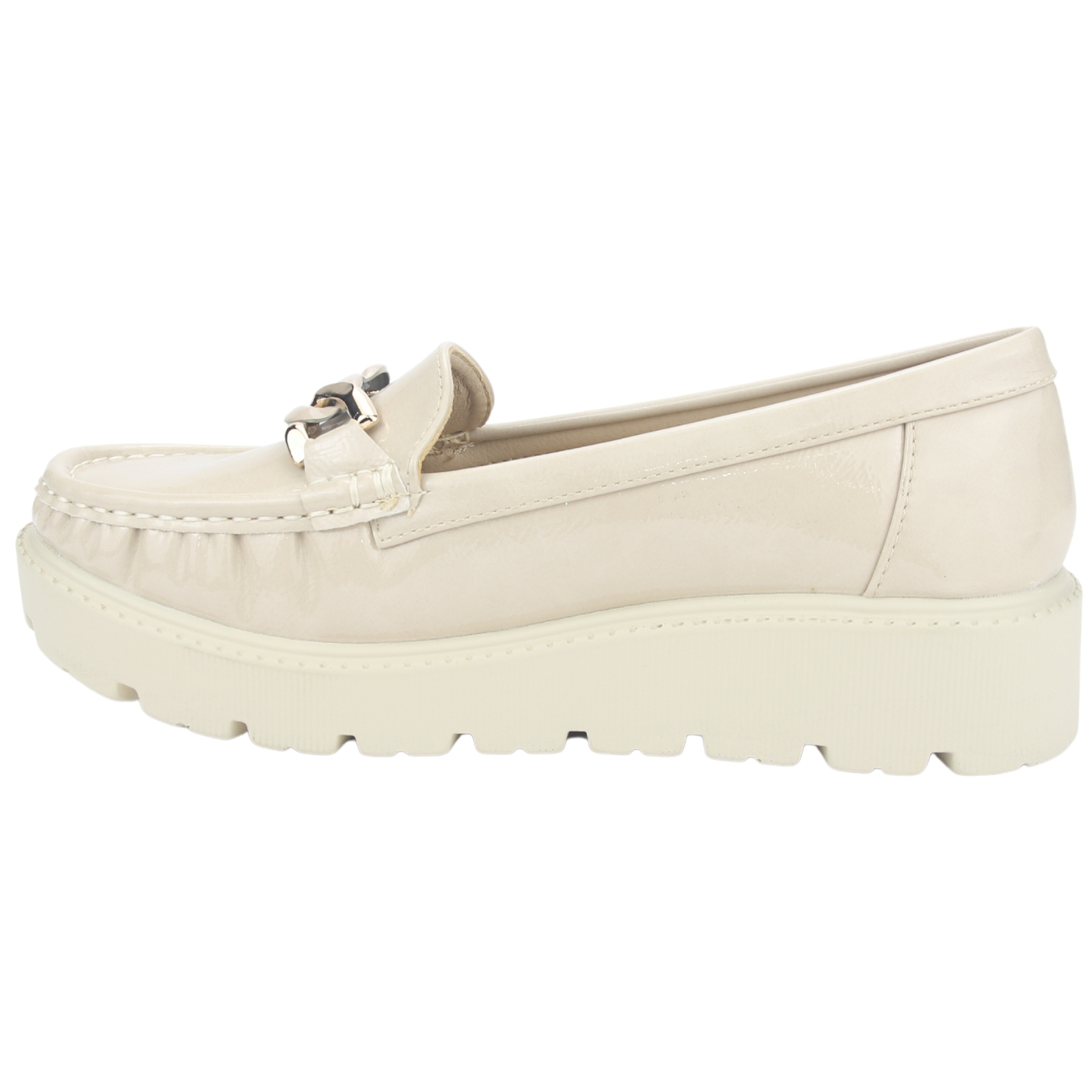 MOCASINES MUJER CHALADA BEIGE GRAN-21 CASUAL - 2