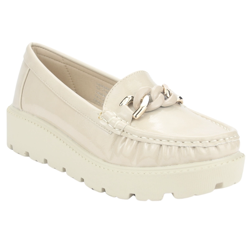 MOCASINES MUJER CHALADA BEIGE GRAN-21 CASUAL - 3