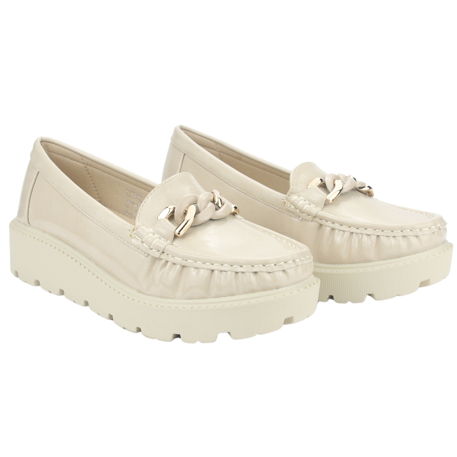 MOCASINES MUJER CHALADA BEIGE GRAN-21 CASUAL - 5