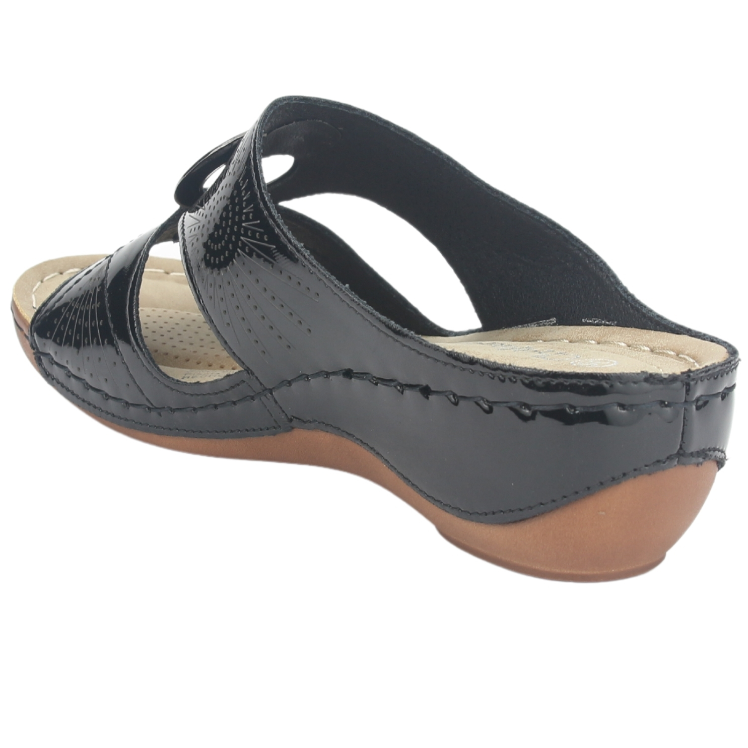 SANDALIA MUJER CHALADA NEGRO KON-17 CASUAL - 4