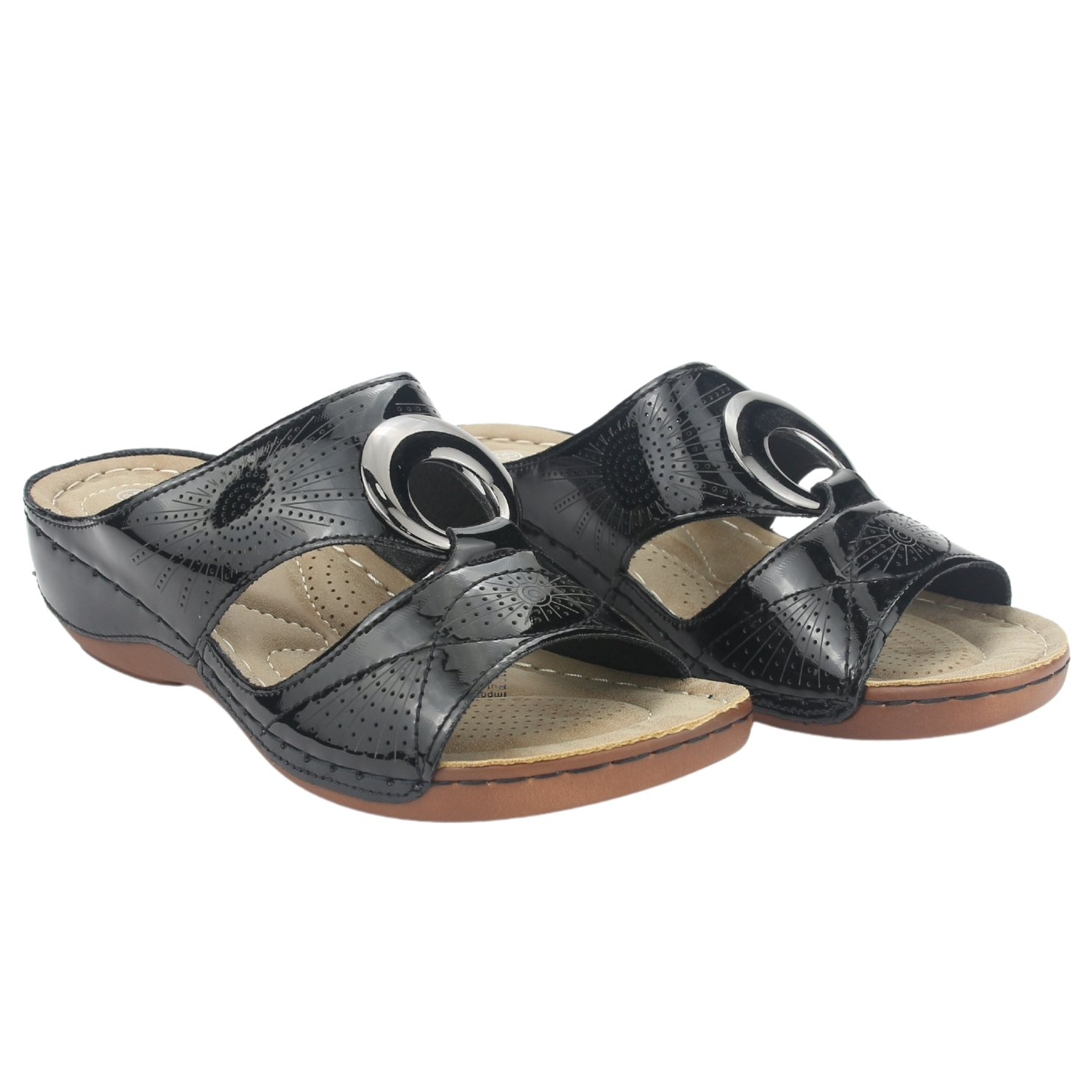 SANDALIA MUJER CHALADA NEGRO KON-17 CASUAL - 5