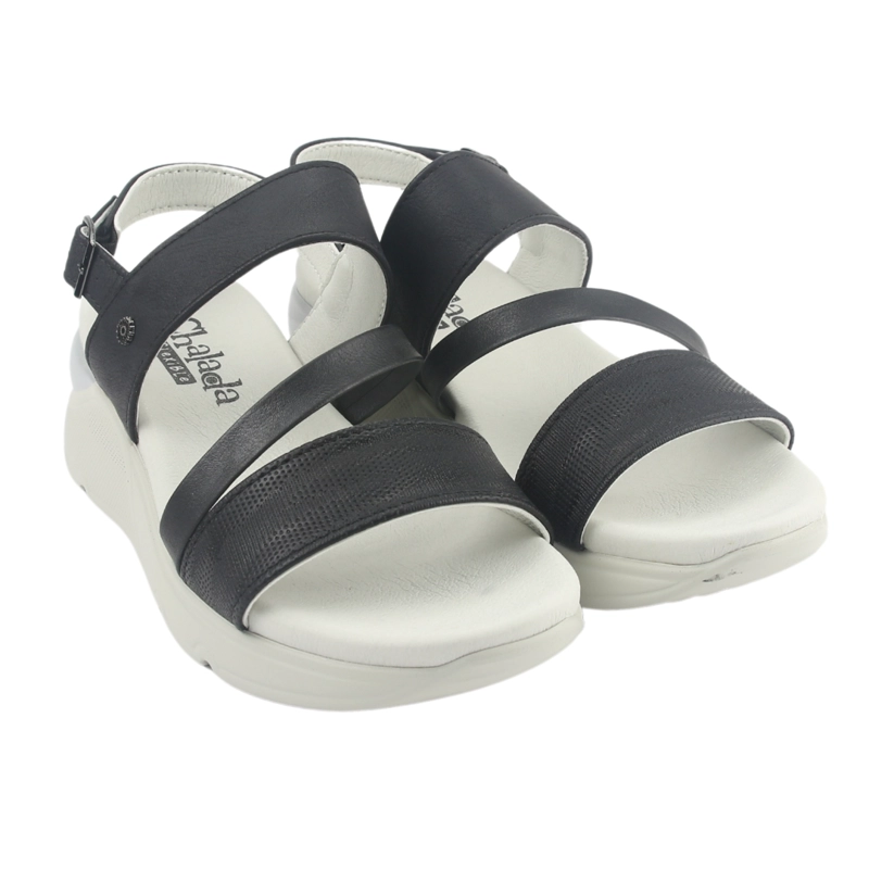 SANDALIA MUJER CHALADA NEGRO YOYI-1 CASUAL - 5