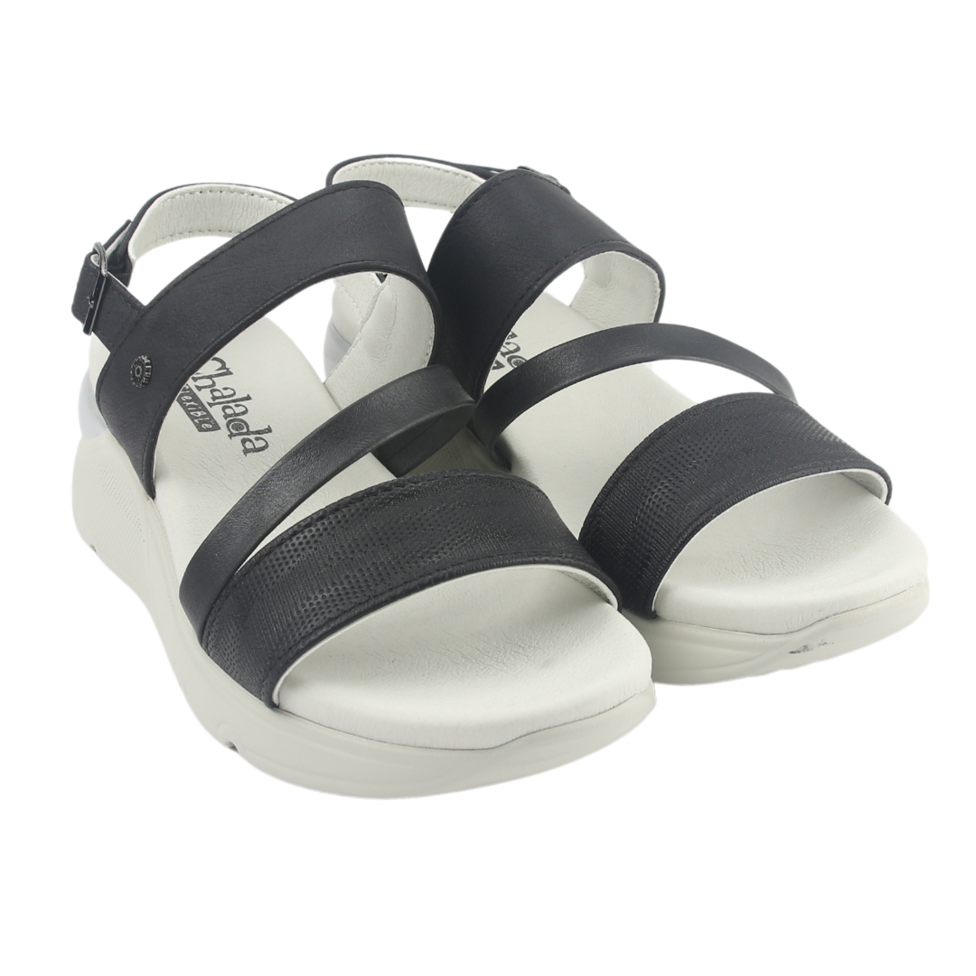 SANDALIA MUJER CHALADA NEGRO YOYI-1 CASUAL - 5