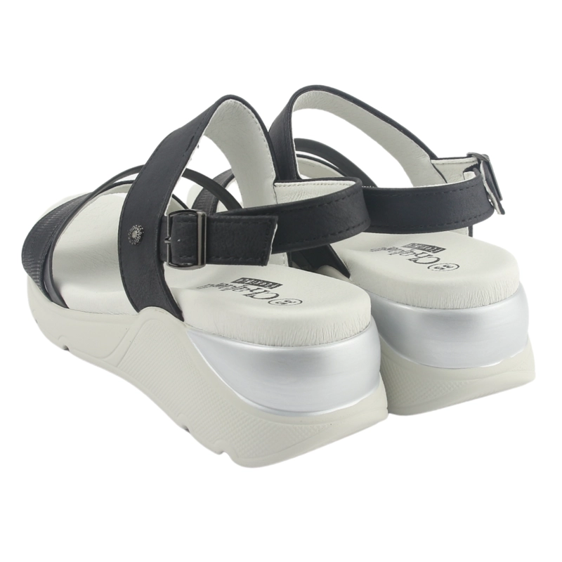 SANDALIA MUJER CHALADA NEGRO YOYI-1 CASUAL - 6