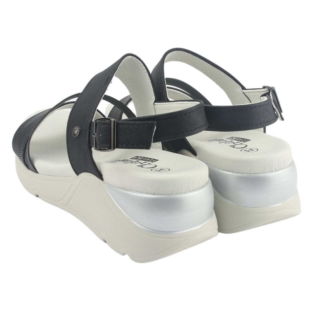 SANDALIA MUJER CHALADA NEGRO YOYI-1 CASUAL - 6