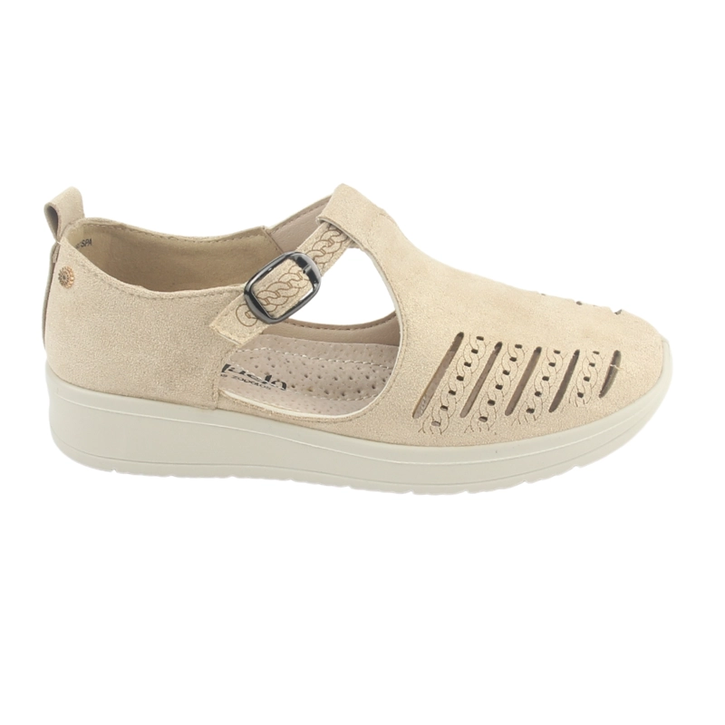 ZAPATO CHALADA MUJER PENY-2 BEIGE CASUAL - 1