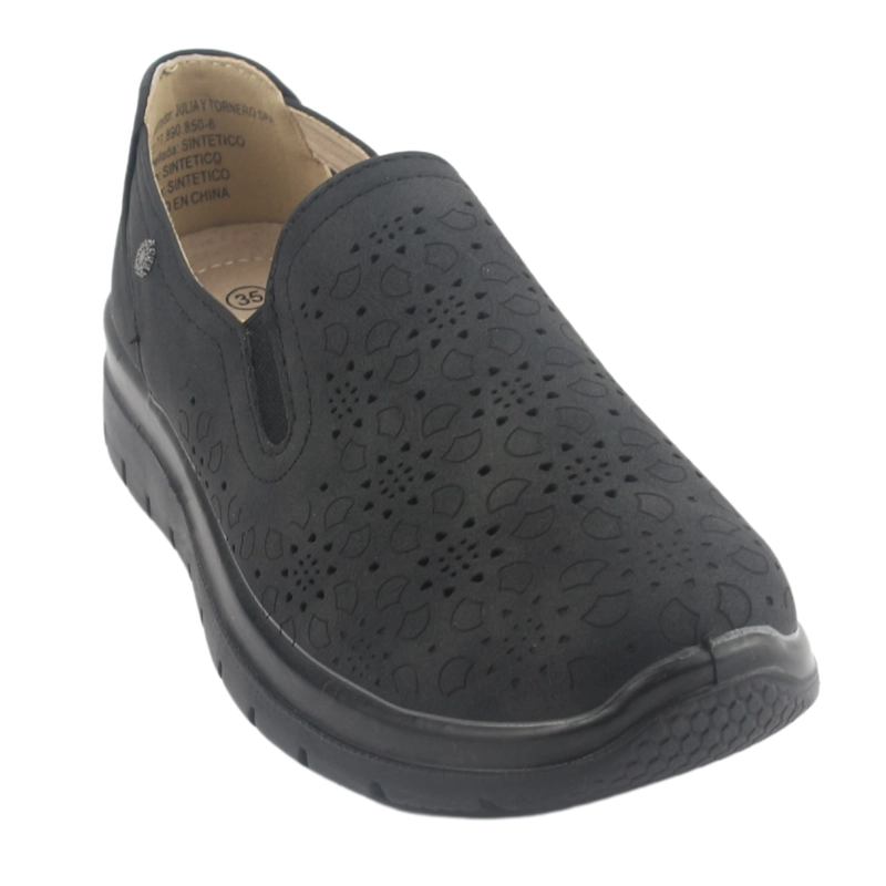 ZAPATO CHALADA MUJER FINEST-4 NEGRO CASUAL - 3