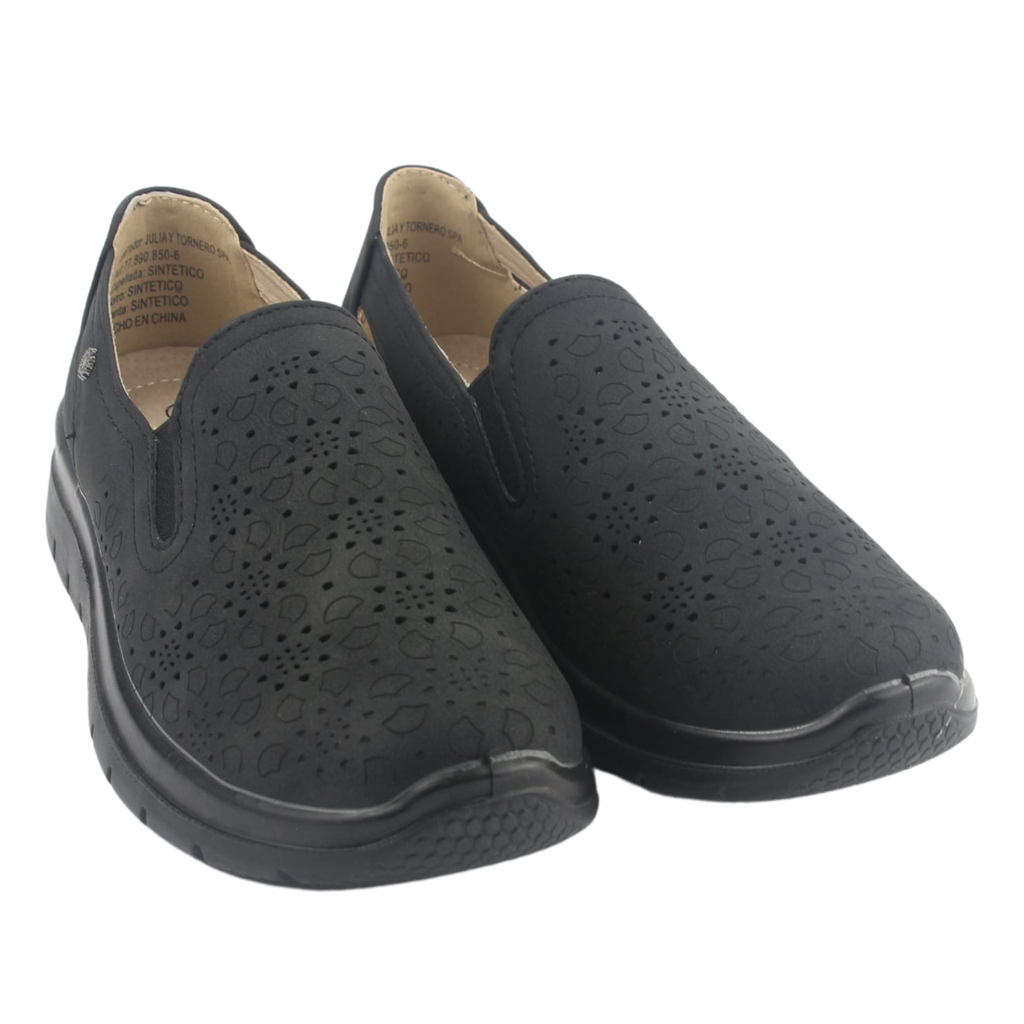 ZAPATO CHALADA MUJER FINEST-4 NEGRO CASUAL - 4