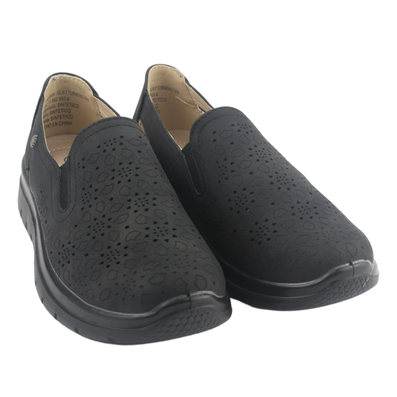 ZAPATO CHALADA MUJER FINEST-4 NEGRO CASUAL - 4