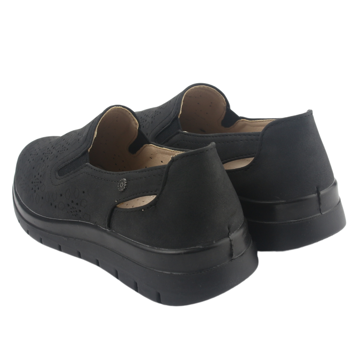 ZAPATO CHALADA MUJER FINEST-4 NEGRO CASUAL - 5