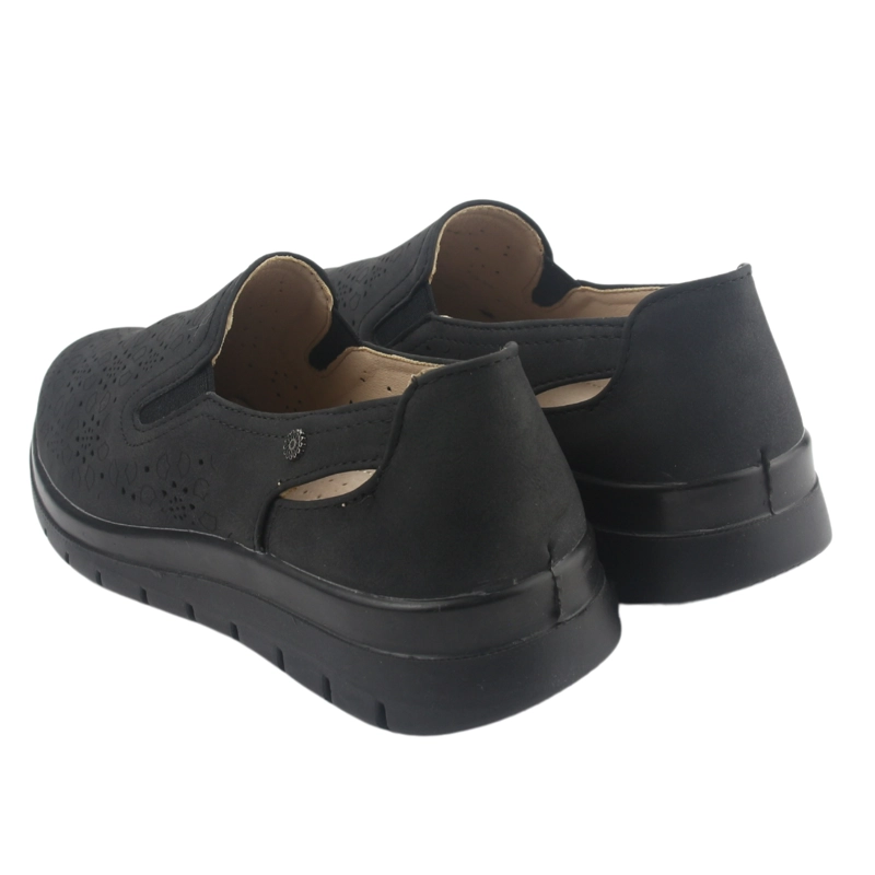 ZAPATO CHALADA MUJER FINEST-4 NEGRO CASUAL - 5