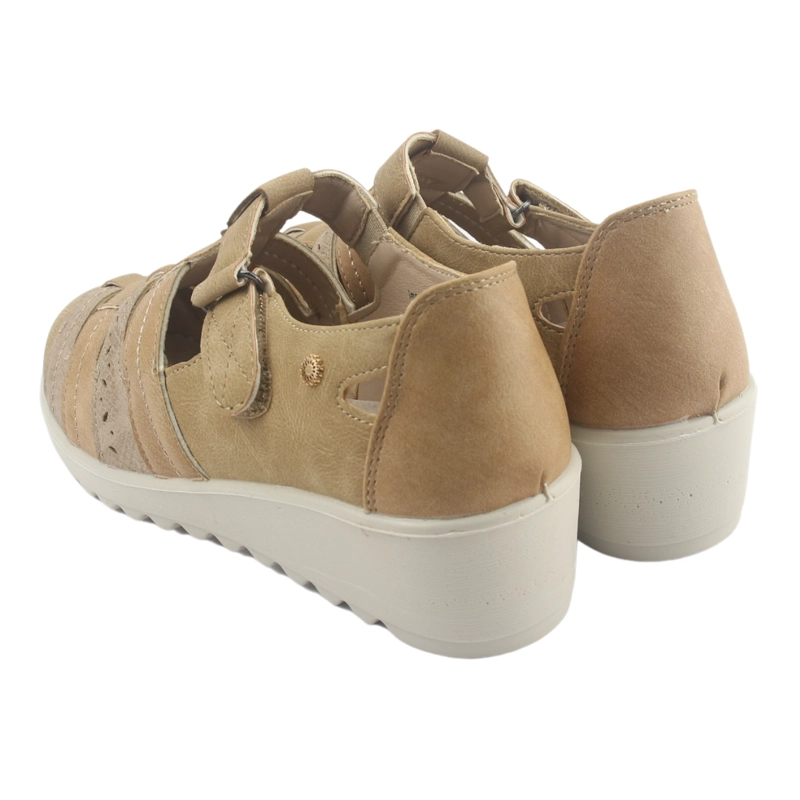 ZAPATO CHALADA MUJER DEZA-2 BEIGE CASUAL - 6