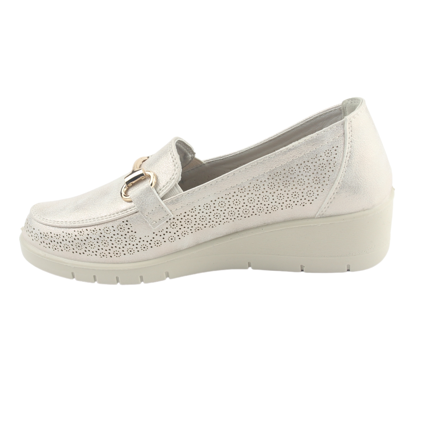 MOCASINES MUJER CHALADA DORADO CONA-2 CASUAL - 2