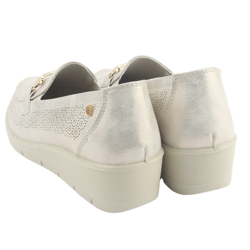 MOCASINES MUJER CHALADA DORADO CONA-2 CASUAL - 6
