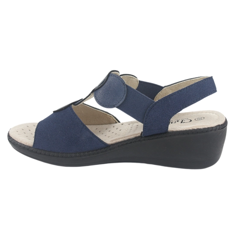 SANDALIA MUJER CHALADA AZUL LUPE-82 CASUAL - 2