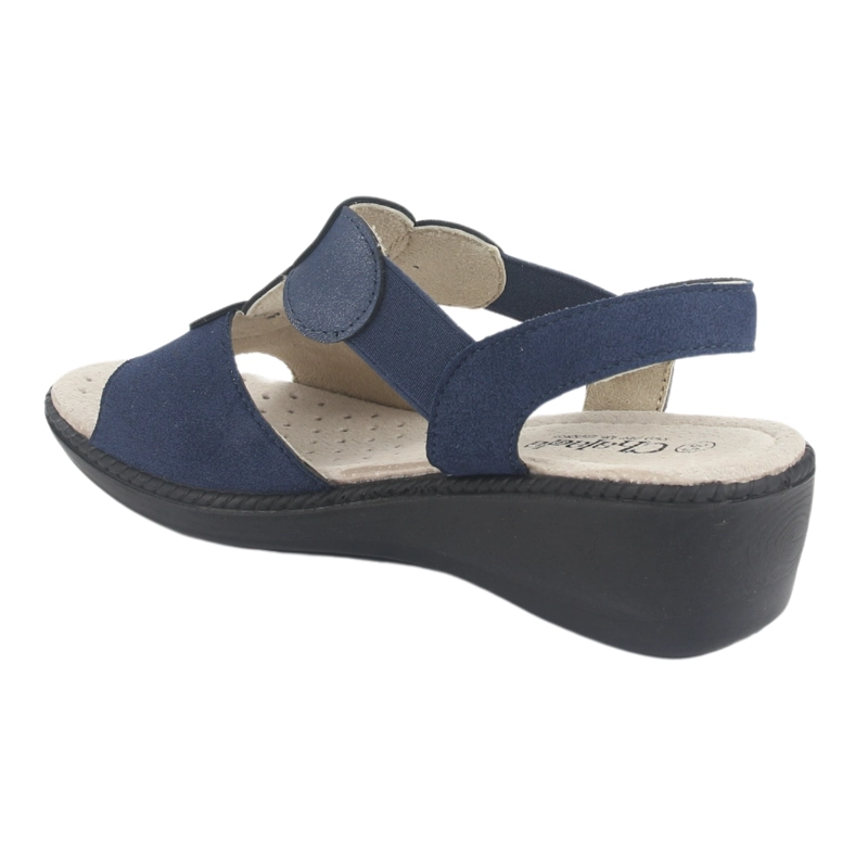 SANDALIA MUJER CHALADA AZUL LUPE-82 CASUAL - 4