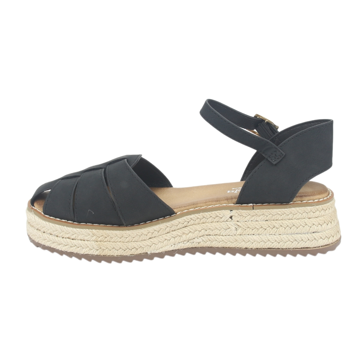 SANDALIA MUJER CHALADA NEGRO LILA-20 CASUAL - 2