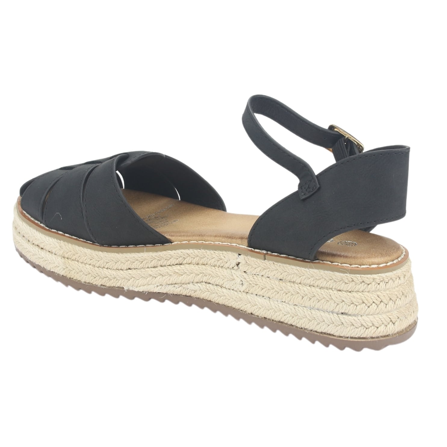 SANDALIA MUJER CHALADA NEGRO LILA-20 CASUAL - 4