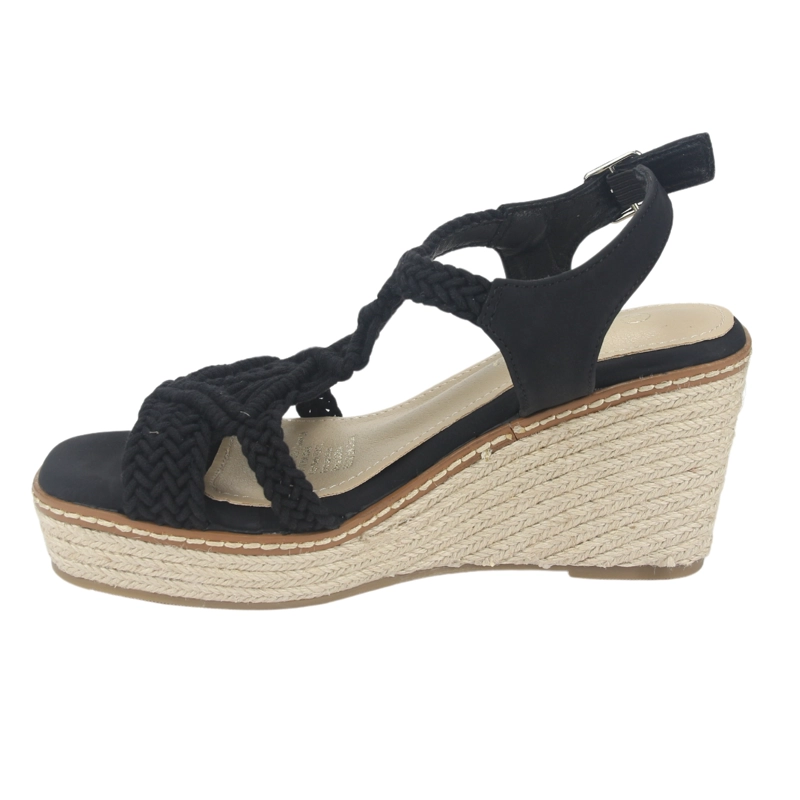 SANDALIA MUJER CHALADA NEGRO POLE-2 CASUAL - 2