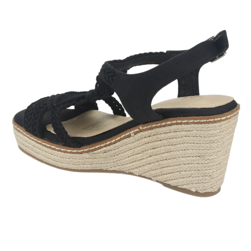 SANDALIA MUJER CHALADA NEGRO POLE-2 CASUAL - 4