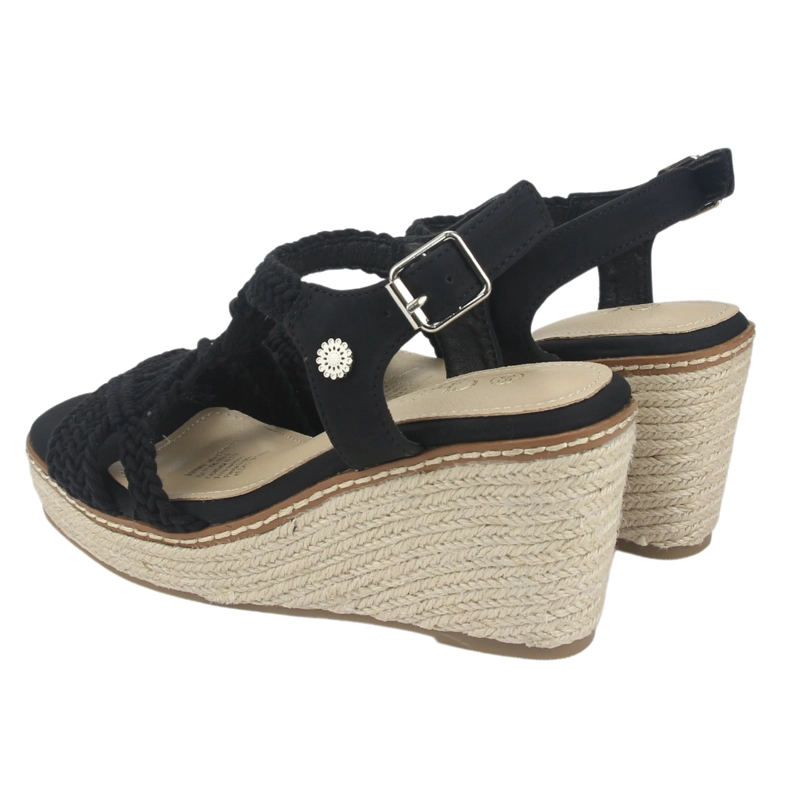SANDALIA MUJER CHALADA NEGRO POLE-2 CASUAL - 6