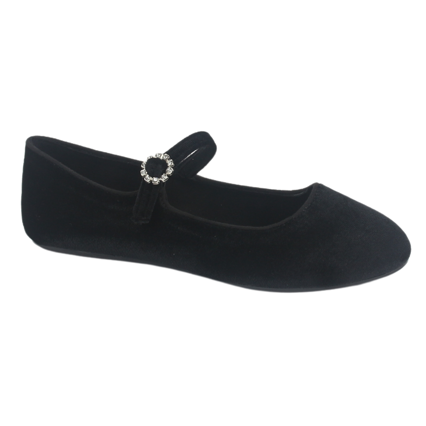 BALLERINAS MUJER CHALADA NEGRO CAPO-2 PLANO - 3