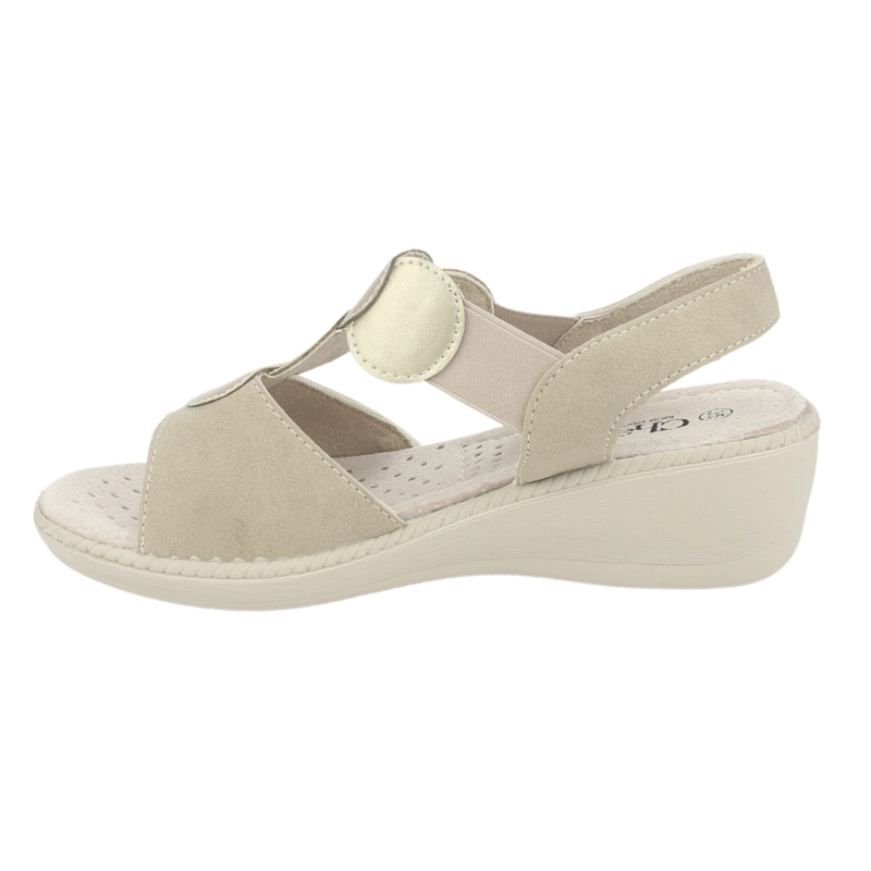 SANDALIA MUJER CHALADA BEIGE LUPE-82 CASUAL - 2
