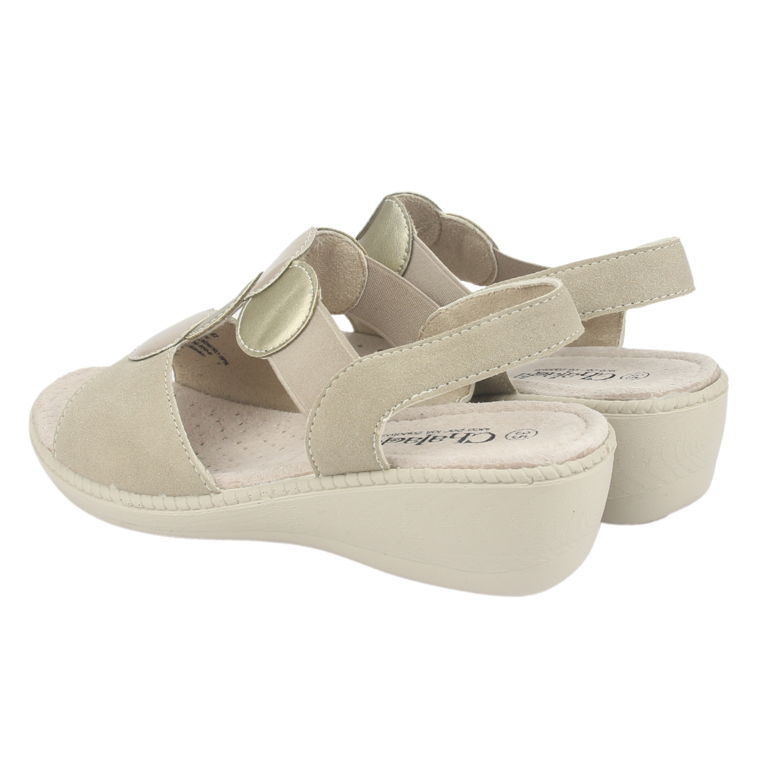 SANDALIA MUJER CHALADA BEIGE LUPE-82 CASUAL - 6