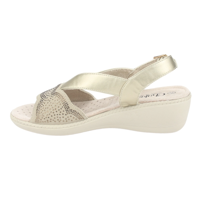 SANDALIA MUJER CHALADA BEIGE LUPE-81 CASUAL - 2
