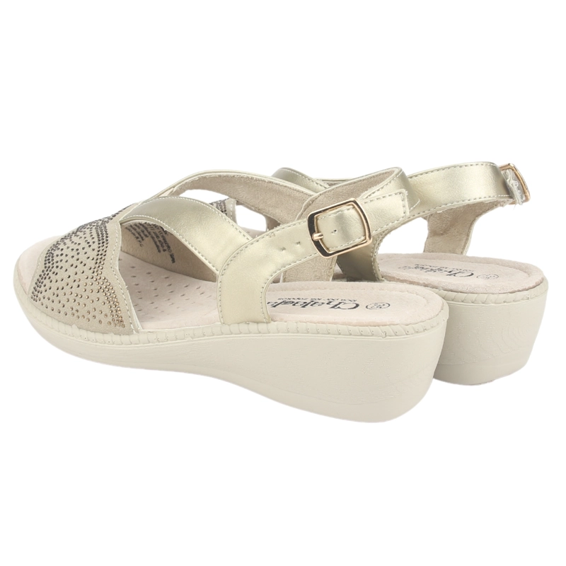 SANDALIA MUJER CHALADA BEIGE LUPE-81 CASUAL - 6