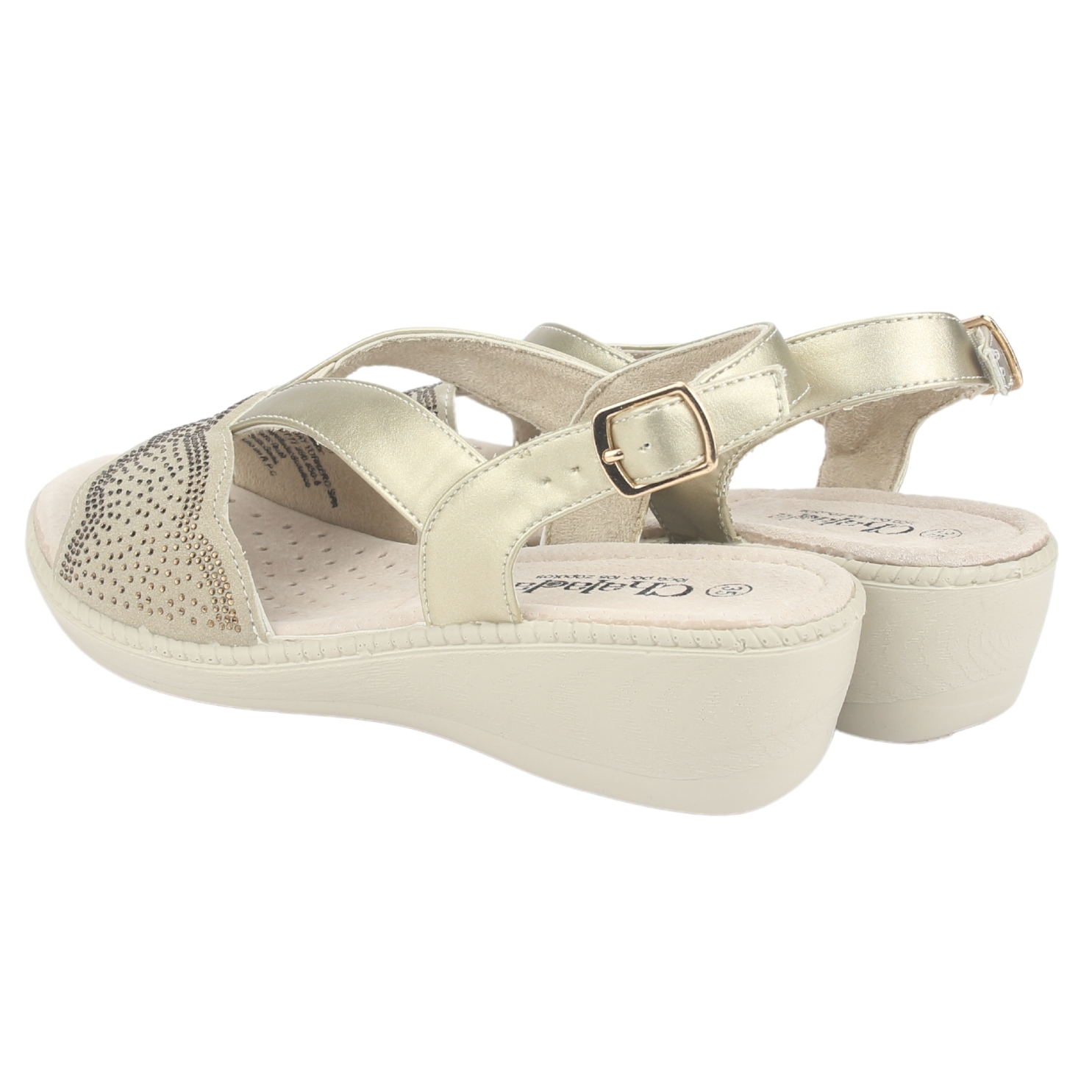SANDALIA MUJER CHALADA BEIGE LUPE-81 CASUAL - 6