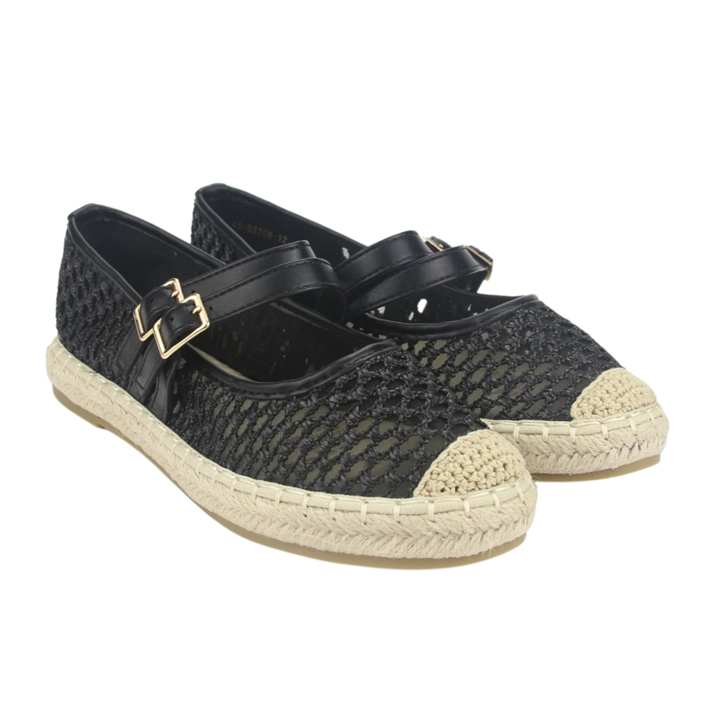 ALPARGATAS MUJER CHALADA NEGRO DIJON-12 CASUAL - 5
