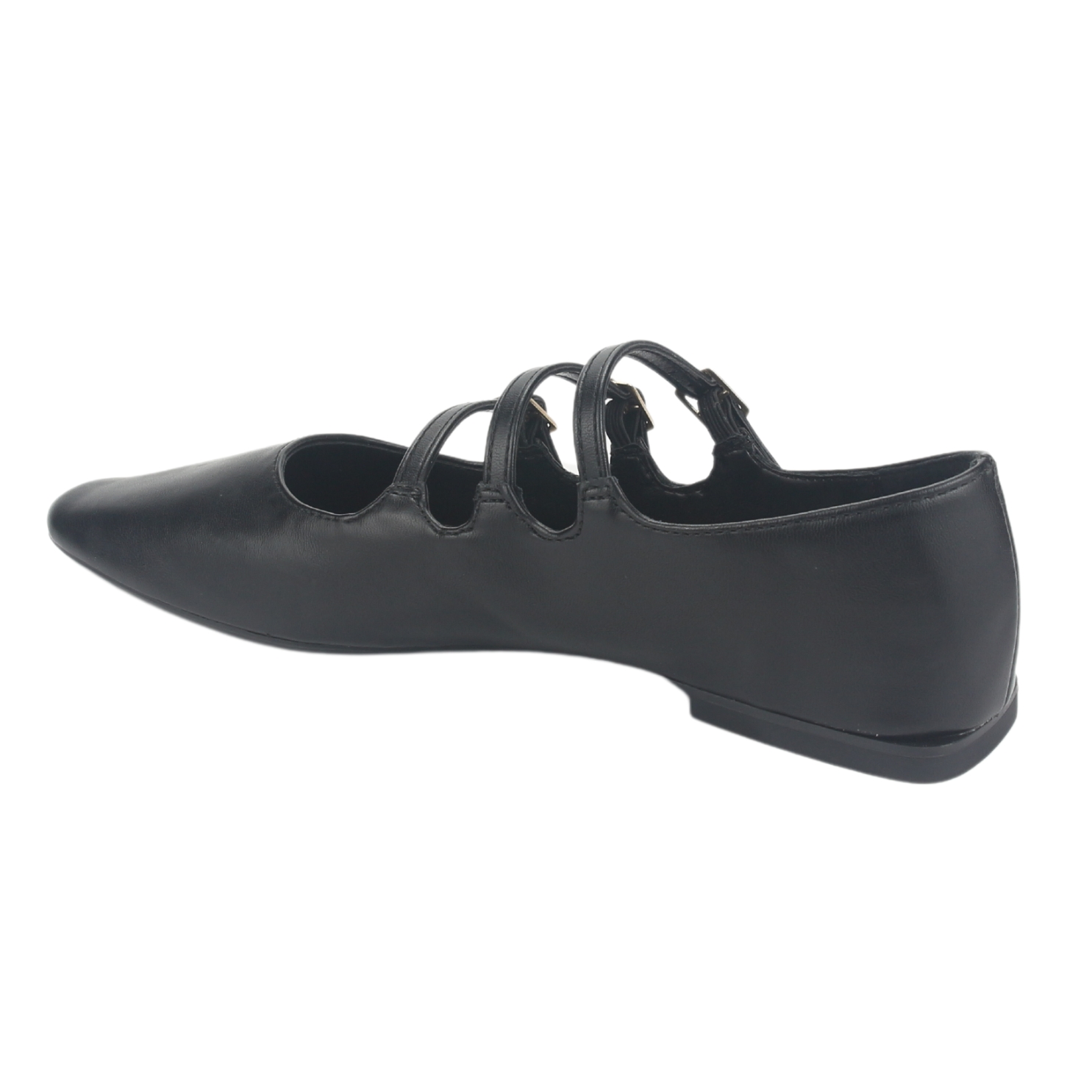 BALLERINAS MUJER CHALADA NEGRO CAPO-3 PLANO - 4