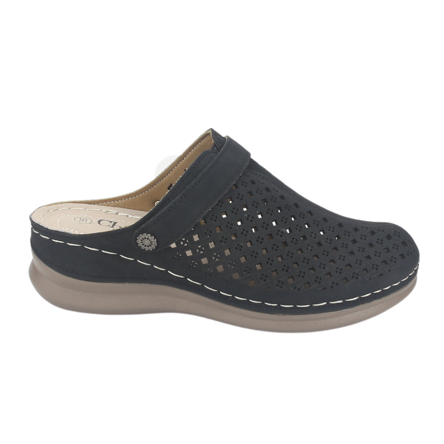 ZAPATO CHALADA MUJER MUSA-3 NEGRO CASUAL - 1