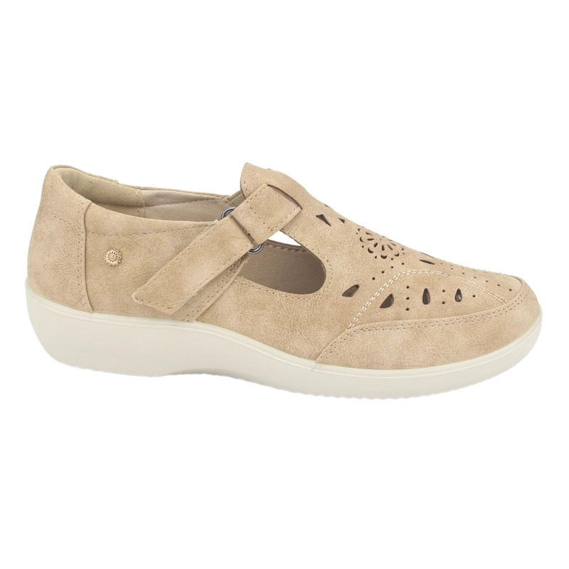 ZAPATO CHALADA MUJER DONG-1 BEIGE CASUAL - 1