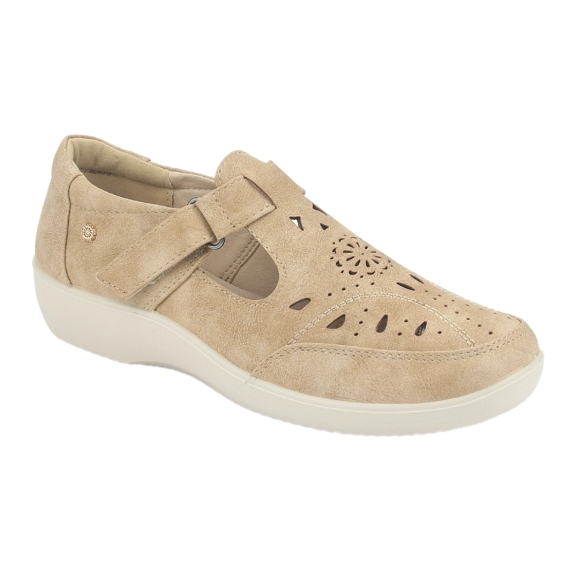 ZAPATO CHALADA MUJER DONG-1 BEIGE CASUAL - 3