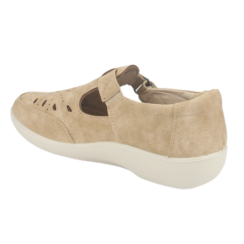 ZAPATO CHALADA MUJER DONG-1 BEIGE CASUAL - 4