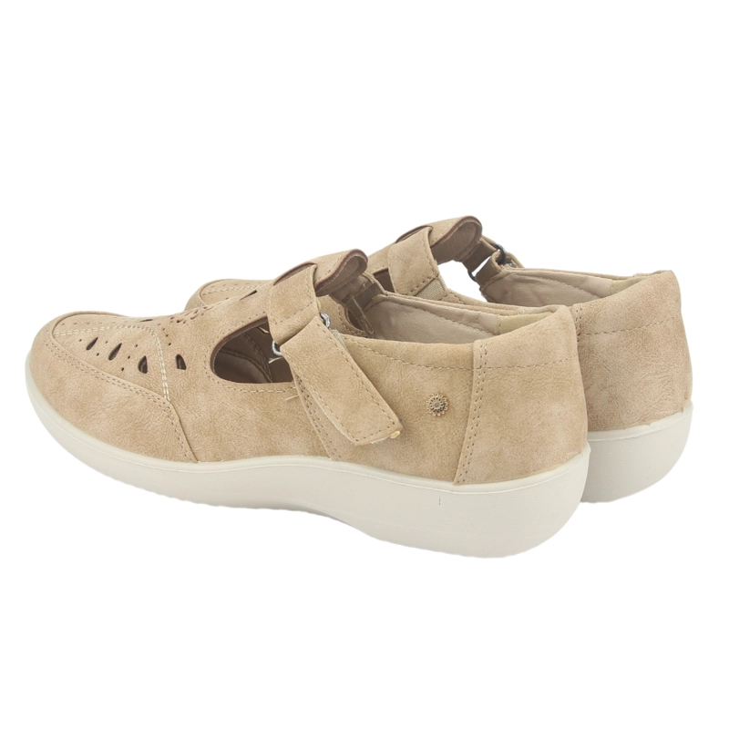 ZAPATO CHALADA MUJER DONG-1 BEIGE CASUAL - 6