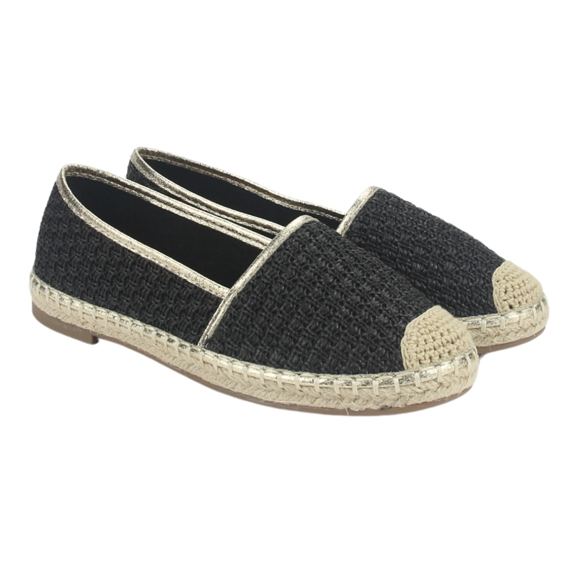 ALPARGATAS MUJER CHALADA NEGRO POETTO-1 CASUAL - 5