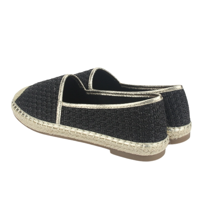 ALPARGATAS MUJER CHALADA NEGRO POETTO-1 CASUAL - 6